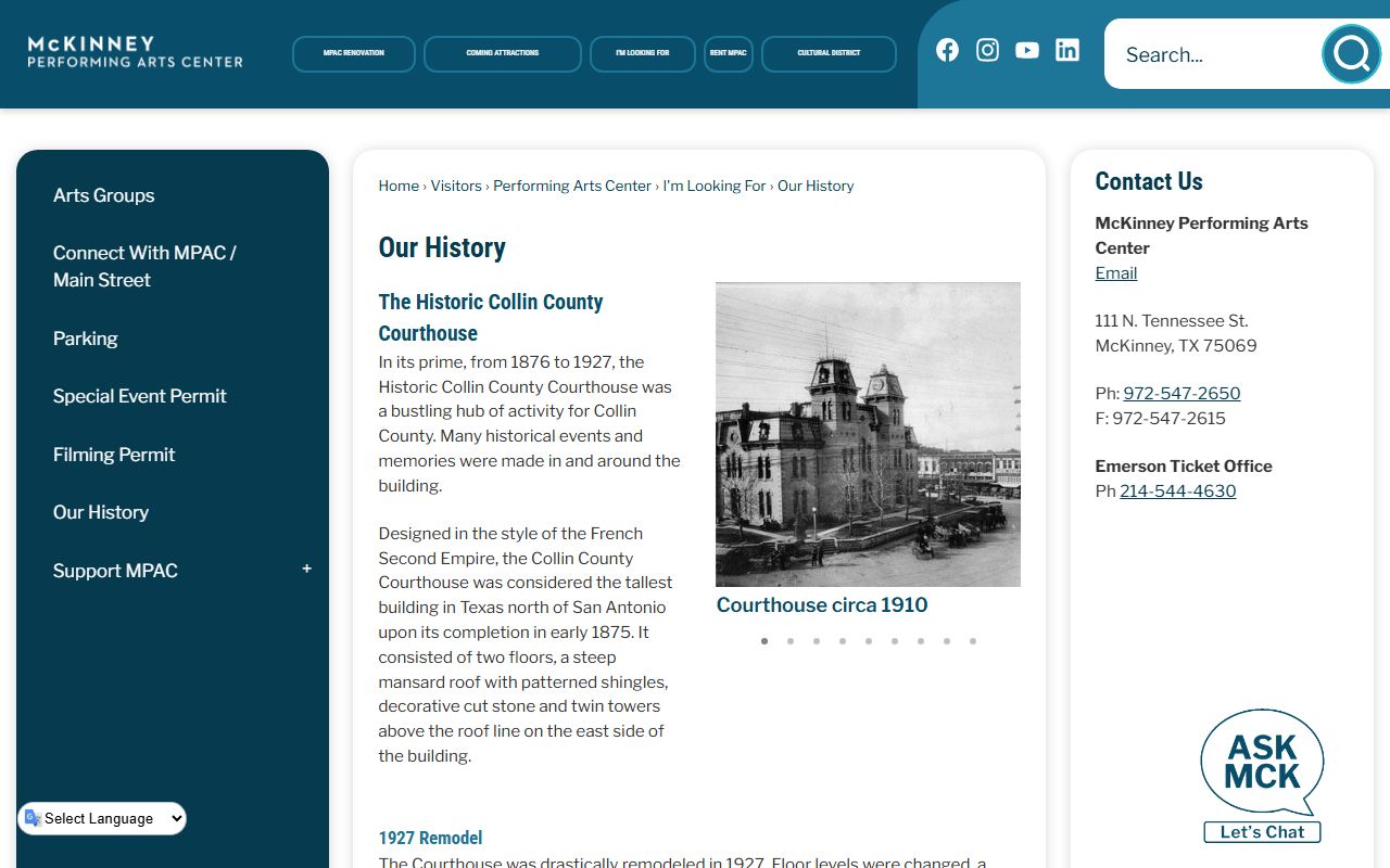 Collin County court records history and the Old Collin County Courthouse